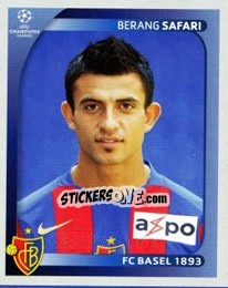 Sticker Berang Safari - UEFA Champions League 2008-2009 n. 114 - Panini