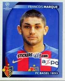 Sticker Francois Marque - UEFA Champions League 2008-2009 n. 116 - Panini