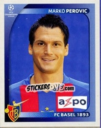 Sticker Marko Perovic - UEFA Champions League 2008-2009 - Panini