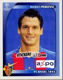 Sticker Marko Perovic - UEFA Champions League 2008-2009 n. 122 - Panini