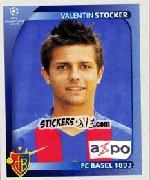 Figurina Valentin Stocker - UEFA Champions League 2008-2009 - Panini