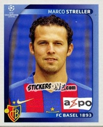 Sticker Marco Streller - UEFA Champions League 2008-2009 n. 126 - Panini