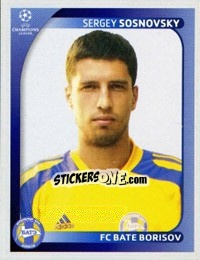 Sticker Sergey Sosnovsky - UEFA Champions League 2008-2009 - Panini