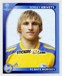 Sticker Sergey Krivets - UEFA Champions League 2008-2009 - Panini