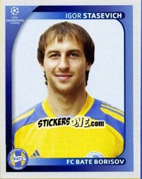 Cromo Igor Stasevich - UEFA Champions League 2008-2009 - Panini