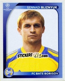 Sticker Gennadi Bliznyuk - UEFA Champions League 2008-2009 - Panini