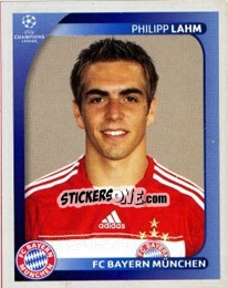 Cromo Philipp Lahm - UEFA Champions League 2008-2009 - Panini