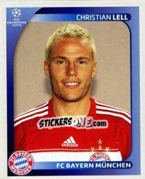 Sticker Christian Lell - UEFA Champions League 2008-2009 n. 150 - Panini
