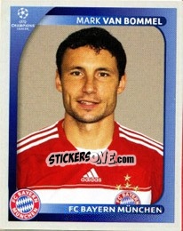 Sticker Mark Van Bommel - UEFA Champions League 2008-2009 - Panini