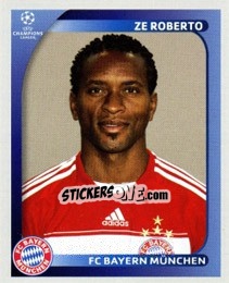 Sticker Ze Roberto - UEFA Champions League 2008-2009 n. 154 - Panini