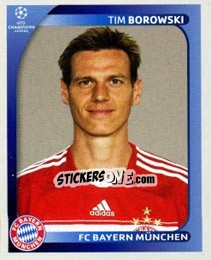 Cromo Tim Borowski - UEFA Champions League 2008-2009 - Panini