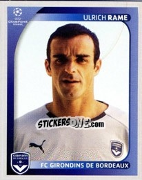Sticker Ulrich Rame - UEFA Champions League 2008-2009 n. 163 - Panini