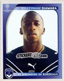 Sticker Souleymane Diawara - UEFA Champions League 2008-2009 - Panini
