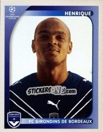 Figurina Henrique - UEFA Champions League 2008-2009 - Panini