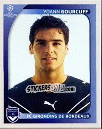 Sticker Yoann Gourcuff - UEFA Champions League 2008-2009 n. 173 - Panini