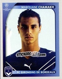 Cromo Marouane Chamakh - UEFA Champions League 2008-2009 n. 176 - Panini