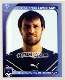 Sticker Fernando Cavenaghi - UEFA Champions League 2008-2009 - Panini