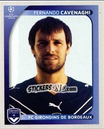 Sticker Fernando Cavenaghi - UEFA Champions League 2008-2009 n. 177 - Panini