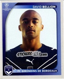 Sticker David Bellion - UEFA Champions League 2008-2009 n. 178 - Panini