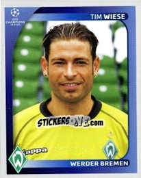 Cromo Tim Wiese - UEFA Champions League 2008-2009 n. 180 - Panini