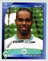 Sticker Naldo - UEFA Champions League 2008-2009 n. 181 - Panini