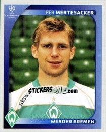 Sticker Per Mertesacker - UEFA Champions League 2008-2009 n. 182 - Panini