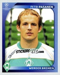 Sticker Petri Pasanen - UEFA Champions League 2008-2009 - Panini