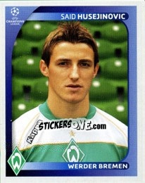 Sticker Said Husejinovic - UEFA Champions League 2008-2009 - Panini