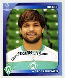 Sticker Diego - UEFA Champions League 2008-2009 n. 191 - Panini