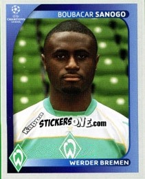 Sticker Boubacar Sanogo - UEFA Champions League 2008-2009 n. 193 - Panini