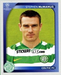 Sticker Stephen McManus - UEFA Champions League 2008-2009 - Panini