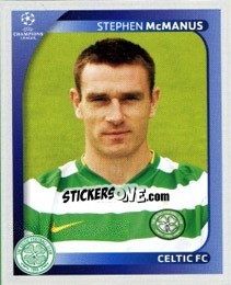 Sticker Stephen McManus - UEFA Champions League 2008-2009 n. 199 - Panini