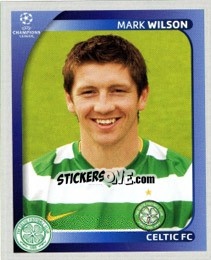 Sticker Mark Wilson - UEFA Champions League 2008-2009 n. 202 - Panini