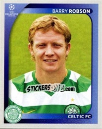 Figurina Barry Robson - UEFA Champions League 2008-2009 - Panini