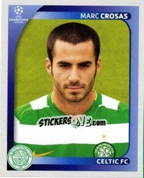 Sticker Marc Crosas - UEFA Champions League 2008-2009 n. 205 - Panini