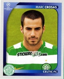 Sticker Marc Crosas - UEFA Champions League 2008-2009 - Panini