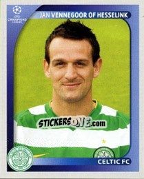 Sticker Jan Vennegoor Of Hesselink - UEFA Champions League 2008-2009 n. 211 - Panini