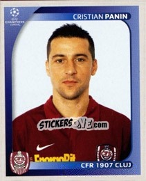 Sticker Cristian Panin - UEFA Champions League 2008-2009 n. 216 - Panini