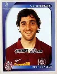 Sticker Sixto Peralta - UEFA Champions League 2008-2009 n. 220 - Panini