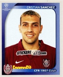 Sticker Cristian Sanchez - UEFA Champions League 2008-2009 n. 222 - Panini