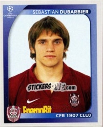 Sticker Sebastian Dubarbier - UEFA Champions League 2008-2009 n. 225 - Panini