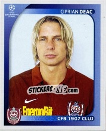 Sticker Ciprian Deac - UEFA Champions League 2008-2009 n. 228 - Panini