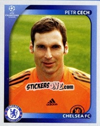 Sticker Petr Cech - UEFA Champions League 2008-2009 n. 231 - Panini