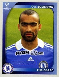 Sticker Jose Bosingwa - UEFA Champions League 2008-2009 n. 234 - Panini