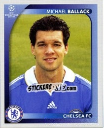 Sticker Michael Ballack - UEFA Champions League 2008-2009 n. 239 - Panini
