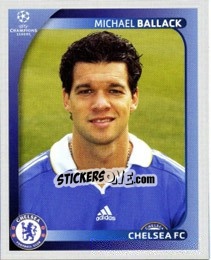 Sticker Michael Ballack - UEFA Champions League 2008-2009 - Panini