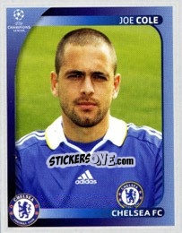 Cromo Joe Cole - UEFA Champions League 2008-2009 - Panini