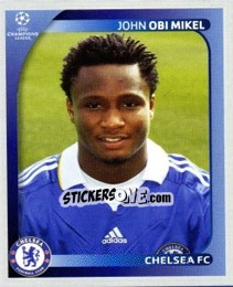 Sticker John Obi Mikel - UEFA Champions League 2008-2009 n. 243 - Panini