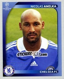 Sticker Nicolas Anelka - UEFA Champions League 2008-2009 n. 245 - Panini