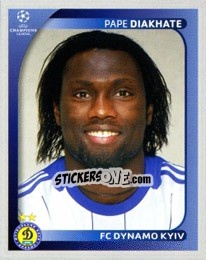 Sticker Pape Diakhate - UEFA Champions League 2008-2009 - Panini